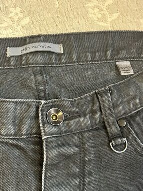 John Varvatos Men’s Black Button Front Jeans Regular Fit Sz 31RG